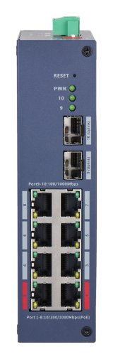 Dahua Technology CHS4210-8GT-110 netv�rksswitch Administreret L2 Gigabit Ethernet (10/100/1000) Str�m over Ethernet (PoE) DIN rail M�rkebl� #5
