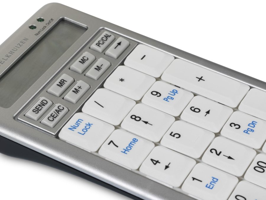 BakkerElkhuizen S-board 840 Numeric numerisk tastatur PC USB Lys gr�, Hvid #4