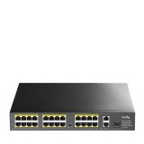 Cudy FS1026PS1 netvrksswitch Ikke administreret Gigabit Ethernet (10/100/1000) Strm over Ethernet (PoE) Sort #1