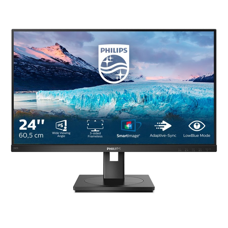 Philips S Line 242S1AE/00 LED display 60,5 cm (23.8