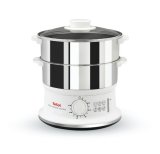 Tefal VC1451 dampkoger 2 kurv(e) Fritstende 900 W Hvid, Rustfrit stl #1