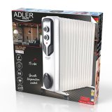 Adler AD 7819 varmeapparat Indendrs Hvid 2500 W Olie elektrisk omrdevarmer #7