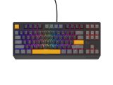 GENESIS Thor 230 TKL tastatur Spil USB + RF Wireless + Bluetooth QWERTY Sort, Gr, Orange #4