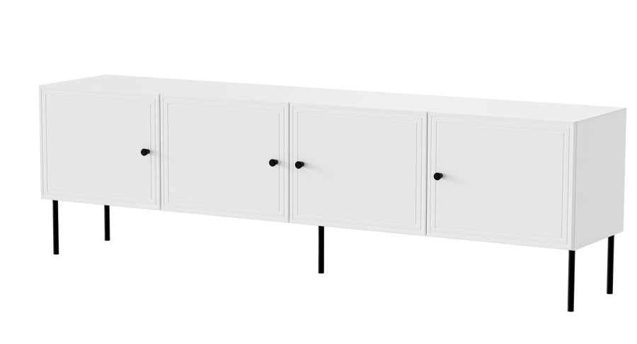 4D RTV-skab PALAZZO BIS 201x40x60 hvid mat #1