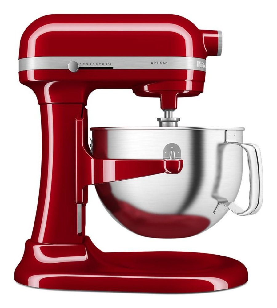 KitchenAid 5KSM60SPXEER Bordmixer 375 W Gr�, R�d, Rustfrit st�l #1