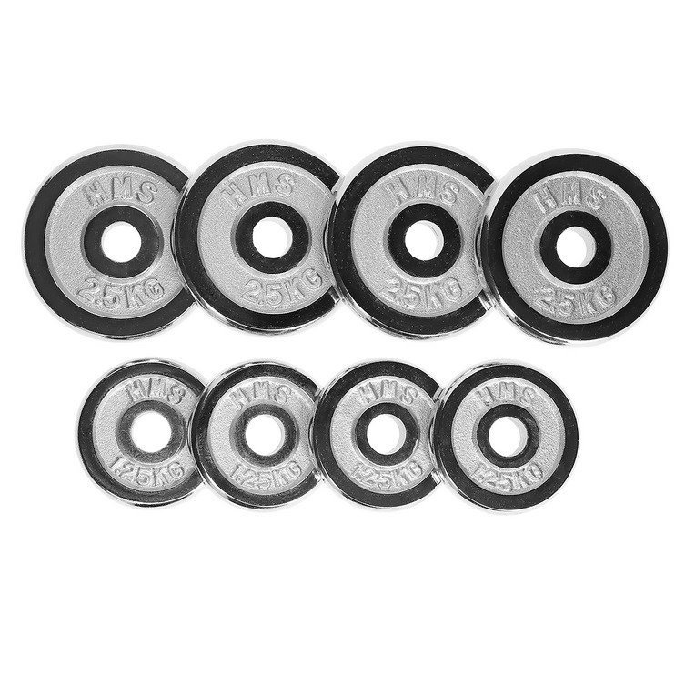 Krom vgtstnger i etui HMS STC15 (2 x 10 kg) #5