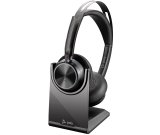 Poly Voyager Focus 2 UC Headset +USB-A to USB-C Cable +Charging Stand #7