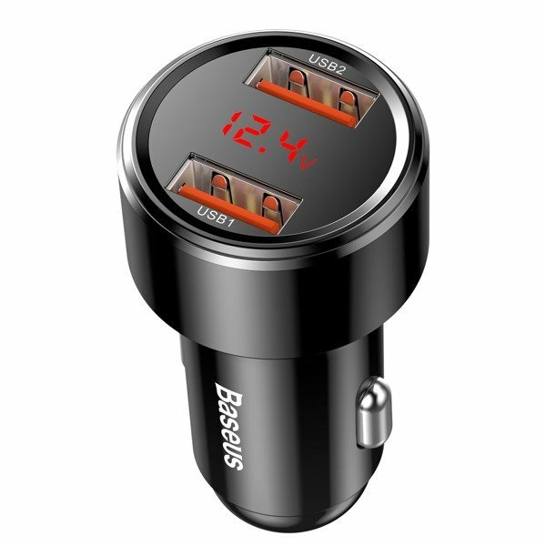 Baseus CCMLC20A-01 oplader til mobil enhed Smartphone Sort USB Hurtig opladning Automatisk #3