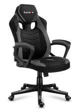 Huzaro FORCE 2.5 GREY MESH Gaming lnestol Trdsde Sort, Gr #1