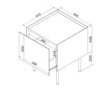 Cama FELLINI 400140 sengelampe & sengebord 1 skuffe(r) Kashmir-farve #4