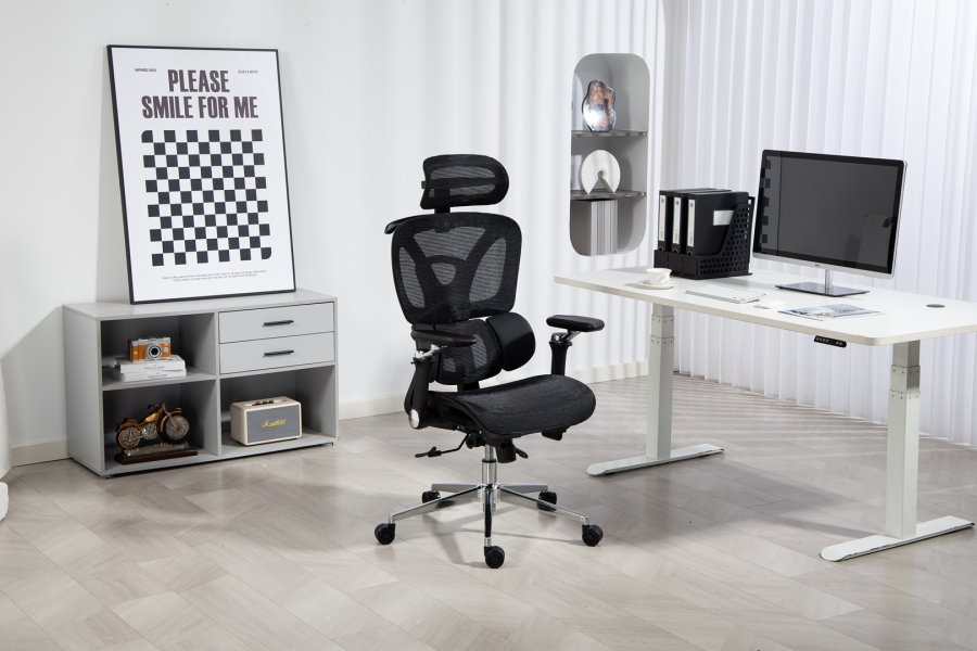 Activejet ergonomisk kontorstol YK848 sort #31