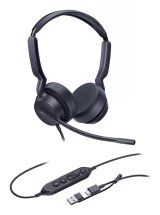 Yealink Dual UC-headset med USB-C/A-tilslutning #1