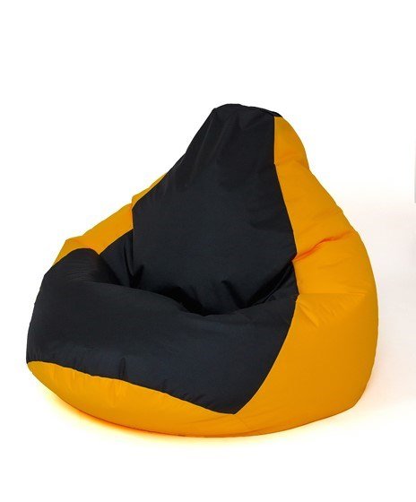 Puf GO GIFT Gul Sort 105 x 80 cm Pre #1