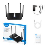 Cudy X6 trdls router Gigabit Ethernet Dual-band (2,4 GHz / 5 GHz) Sort #3