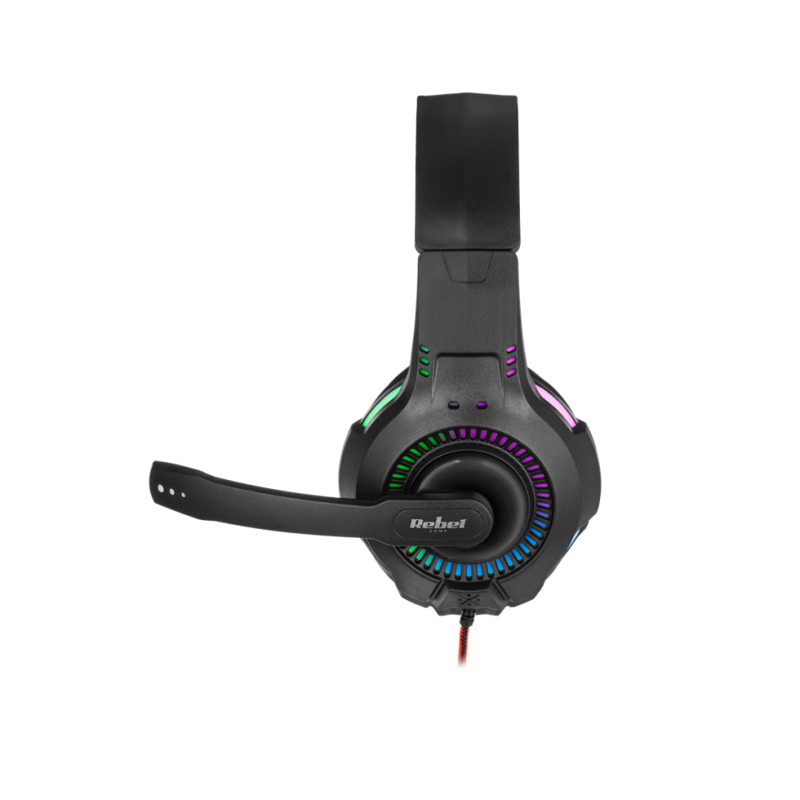 Rebel GH-20 Headset Ledningsfrt Spil USB Type-A Sort #5