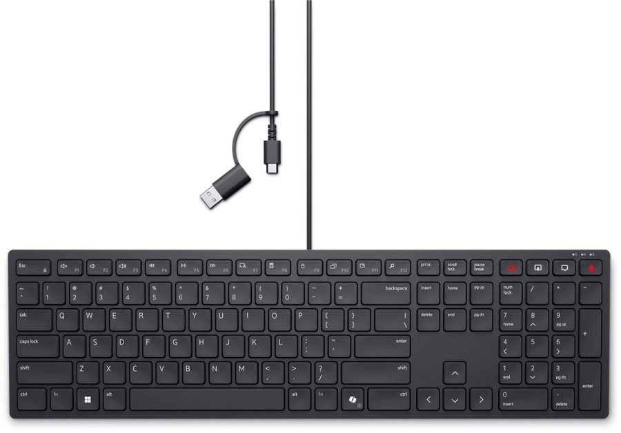 DELL KB525C tastatur Kontor USB QWERTY US International Sort #1