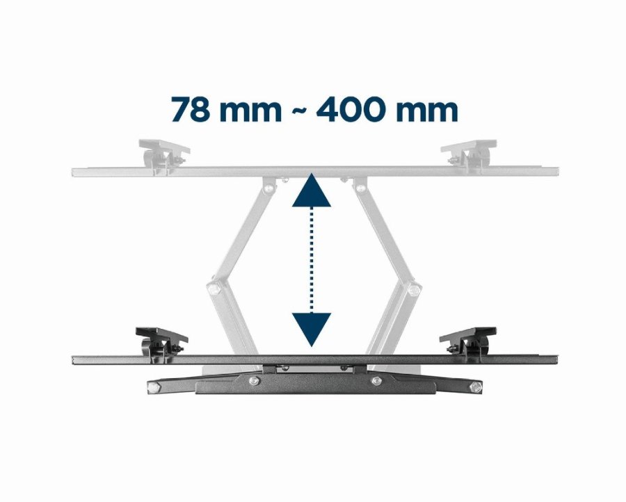Gembird WM-70ST-01 tv-beslag 177,8 cm (70