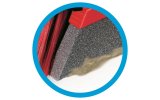 Vileda 151221 kost Indendrs Blde / hrde brstehr Polyethylenterephthalatfolie (PET), Gummi Sort, Gr, Rd #3