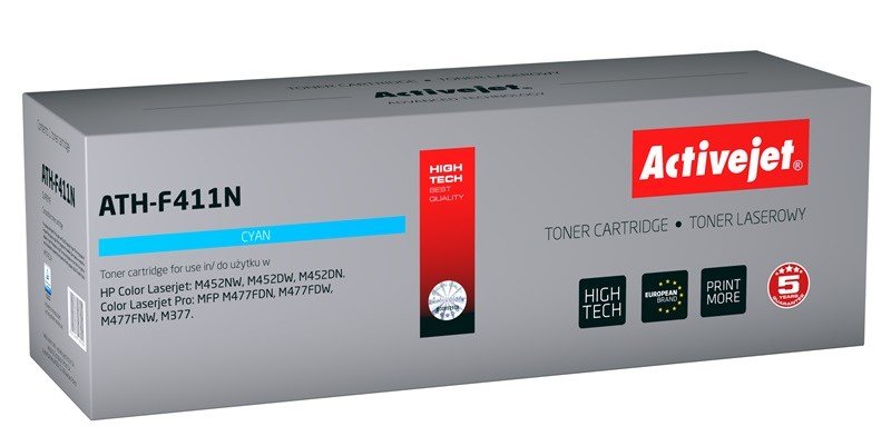 Activejet ATH-F411N (erstatning HP 410A CF411A; Supreme; 2.300 sider; bl) #1