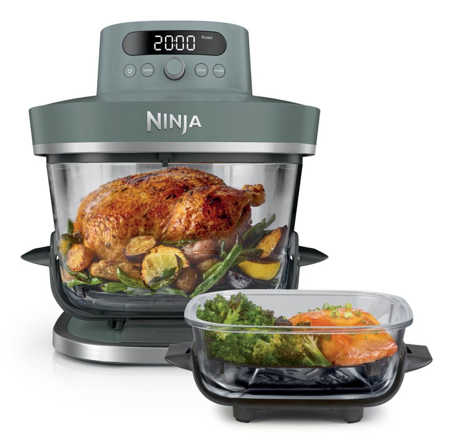 Ninja CRISPi PRO 7-in-1 Enkelt 5,7 L Enkeltst�ende 2050 W Varmluftsteger Gr�, Transparent #3
