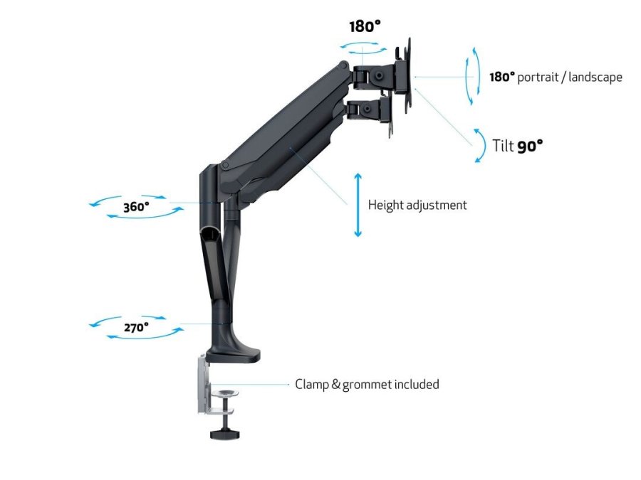 Multibrackets 3286 skrmbeslag og -stativer 68,6 cm (27