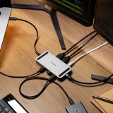 Targus DOCK429GL dockingstation Ledningsf�rt USB4 S�lv #9