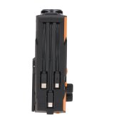 Extralink RADIO AWARYJNE SOLARNE Z KORBKA DYNAMO POWERBANK 4000MAH Z LATARKA SOS SR-4000 B�rbar Analog Sort, Orange #27