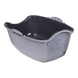 DIAMENTIQ BAYA light grey/dark grey -  kattebakke - 55,5 x 40 x 38,7 cm #16