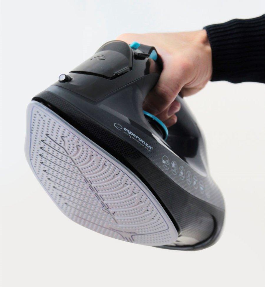 Esperanza EHI010 Dampjern Keramisk kogeplade Gr�, Sort 2600 W #9