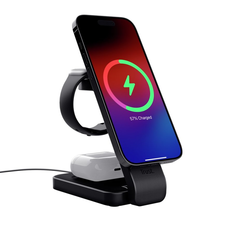 Trust Viro Hovedtelefoner, Headset, Smartphone, SmartWatch Sort USB Trdls opladning #2