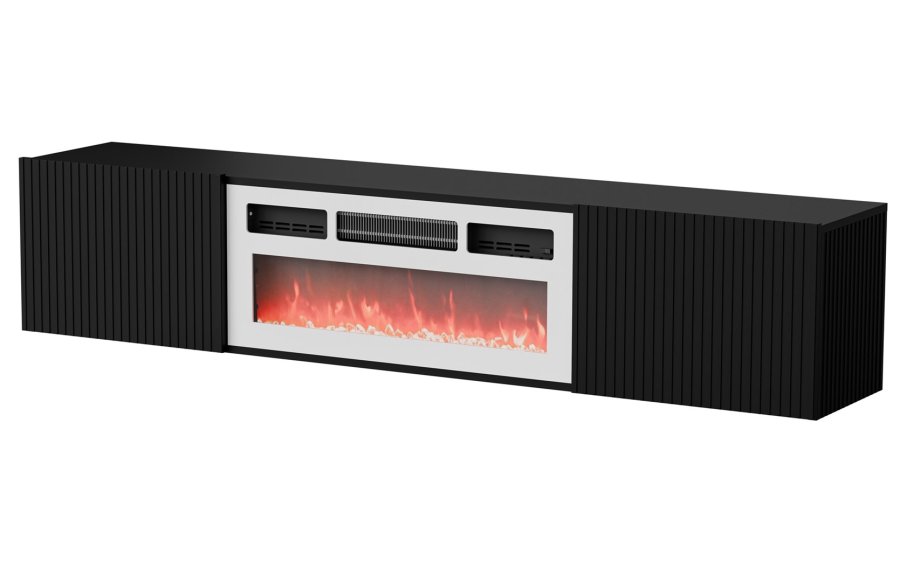 Cama RTV ROTA 183x35x37 sort mat + hvid kaminplade #1
