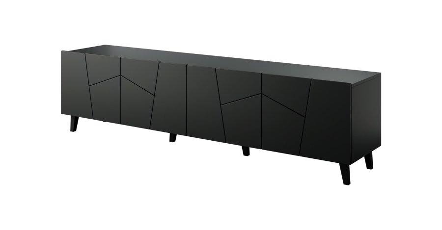 RTV-skab ETNA 200x42x52 mat sort #1