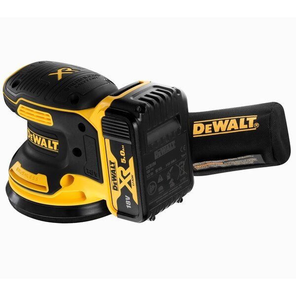 DeWALT DCW210P2-QW transportabel slibemaskine Rystepudser 12000 OPM Sort, Orange #6