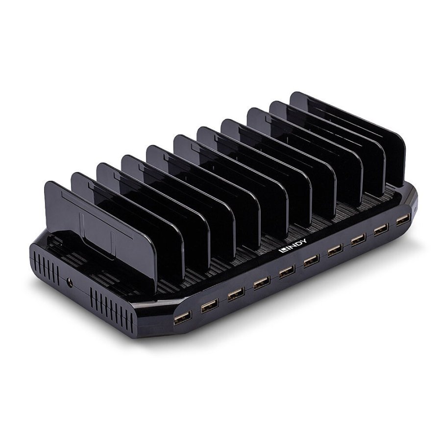 Lindy 73309 ladestation organisator Fritstende Plast Sort #3