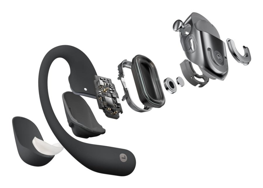 SHOKZ OpenFit 2 Hovedtelefoner Trdls rekrog Opkald/Musik/Sport/Hverdag Sort #4