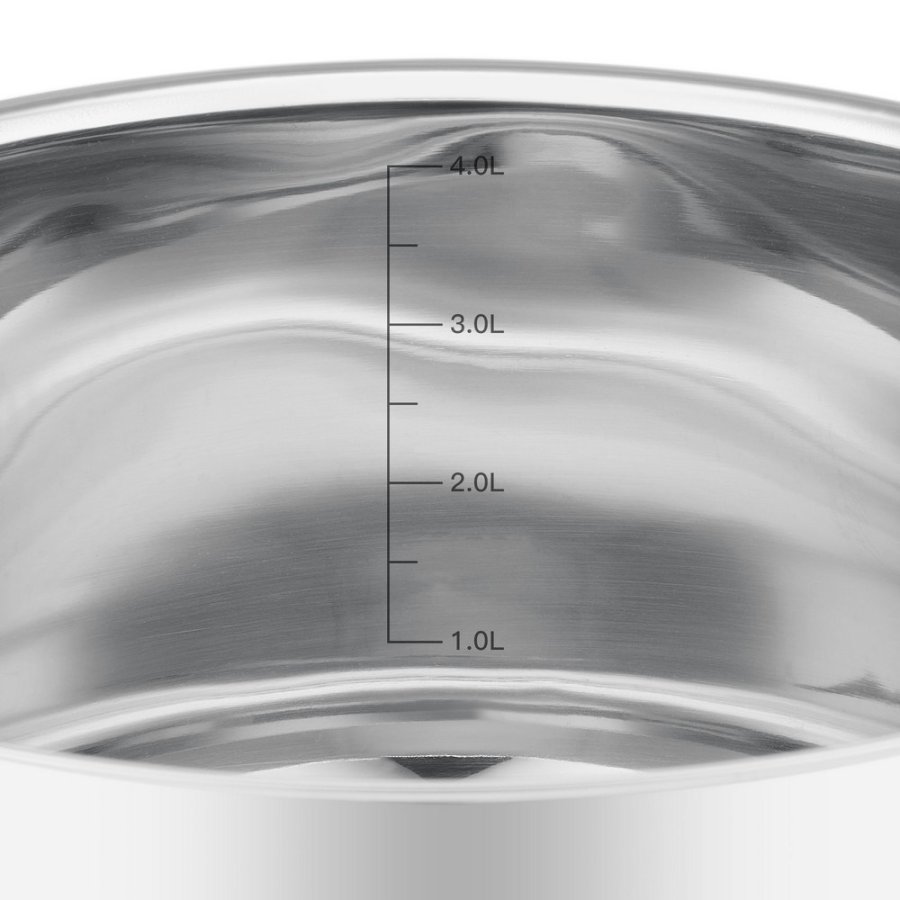 Resto Kitchenware Anser 4,4 L Rund Sort, Rustfrit stl #49