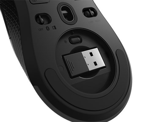 Lenovo Legion M600 Wireless Gaming mus Ambidextrous RF Wireless + Bluetooth + USB Type-A Optisk 16000 dpi #6
