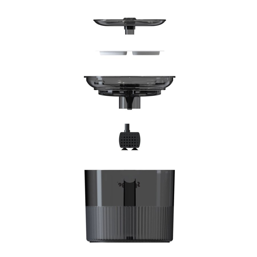 SPONGE Pet Fountain - automatisk vandskl til kledyr  1,8l #4