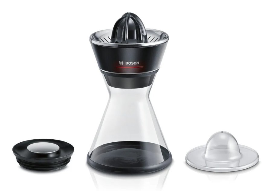 Bosch MCP72GPB citruspresser Plast, Rustfrit stl Sort, Transparent #10