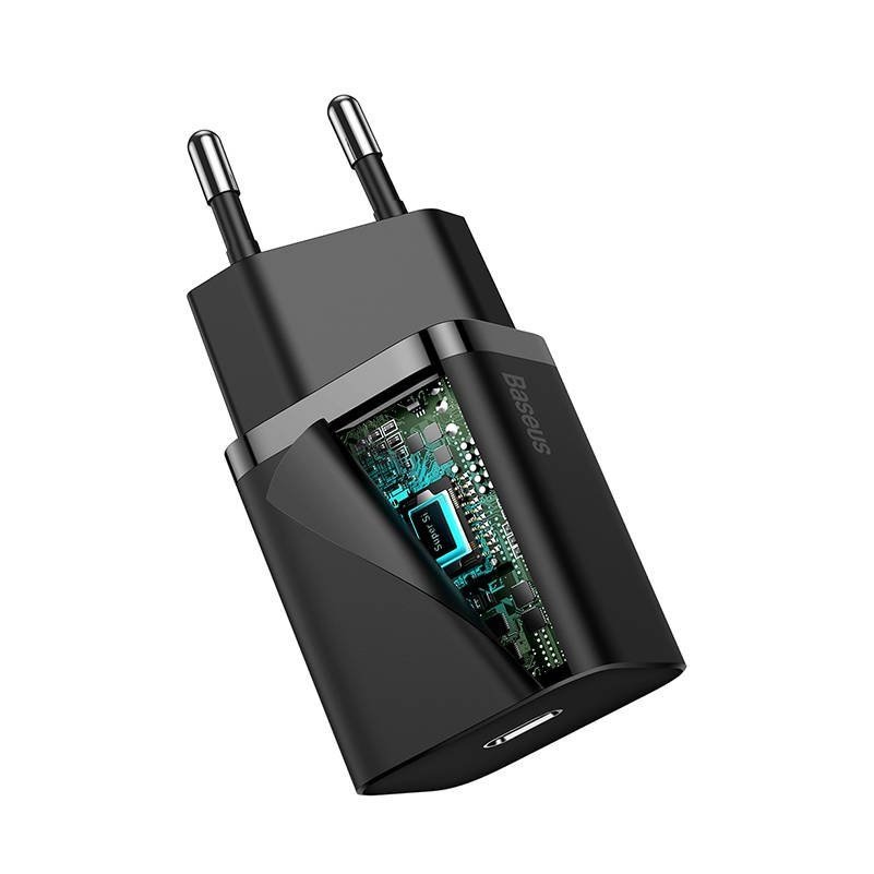 Baseus CCSUP-B01 oplader til mobil enhed Sort Udendrs #3
