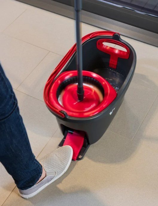 Mop with Bucket Vileda mop en steel Supermocio 3Action Hvid Rd Mikrofibre #10