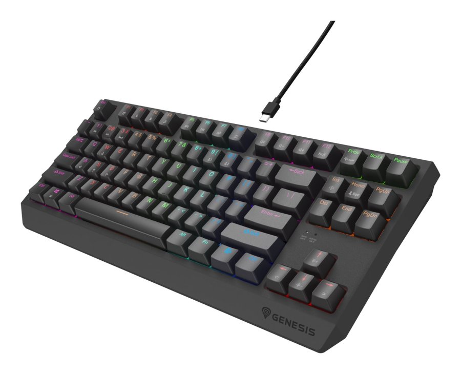 GENESIS Thor 230 TKL Lite tastatur Spil USB QWERTY Engelsk Sort #17