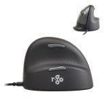 R-Go Tools Ergonomisk mus R-Go HE Break med pause-software, small (h�ndl�ngde ˂165 mm), h�jreh�ndet, kablet, sort #7
