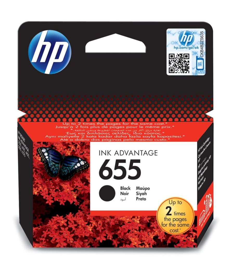 HP 655 Genuine Photo Black 1 stk. #1
