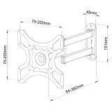 Techly ICA-LCD 2923B tv-beslag 94 cm (37