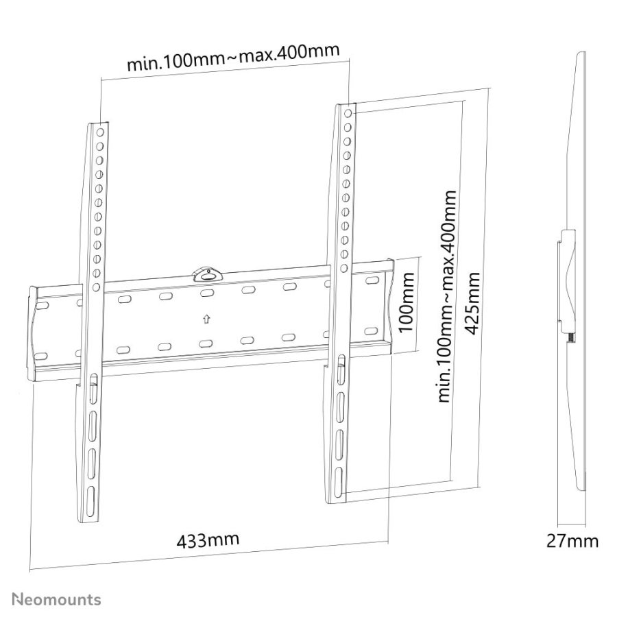 Neomounts FPMA-W300BLACK tv-beslag 139,7 cm (55