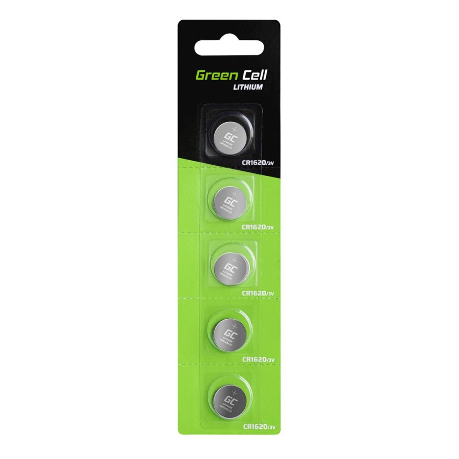 Green Cell XCR03 husholdningsbatteri Engangsbatteri CR1620 Lithium #1