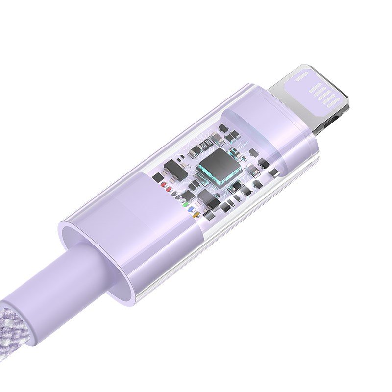 Baseus Gem USB til IP 2.4A hurtigopladningskabel 2 m Lilla #4