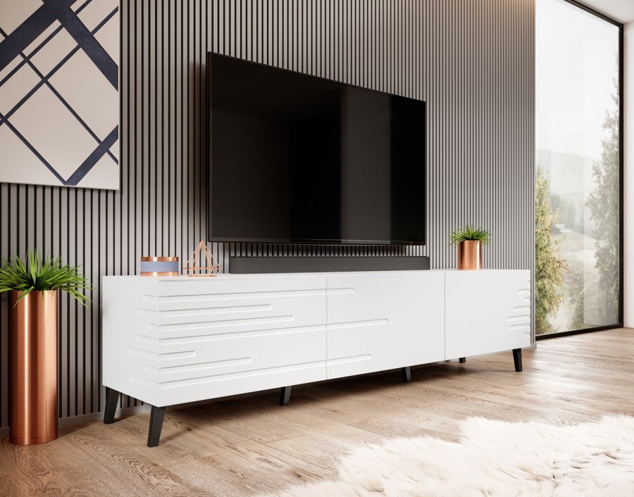 Cama RTV NOVA kabinet 186x40x48 hvid mat #3