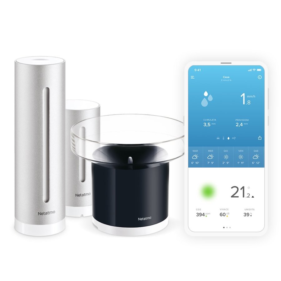 Netatmo NBU-NWS-NRG-EU digital vejrstation Slv Batteri Wi-Fi #15